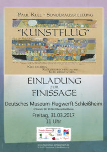 EInladung Finissage Paul Klee Sonderausstellung 2017