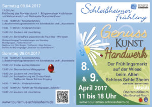 Flyer Programm Schleißheimer Frühling