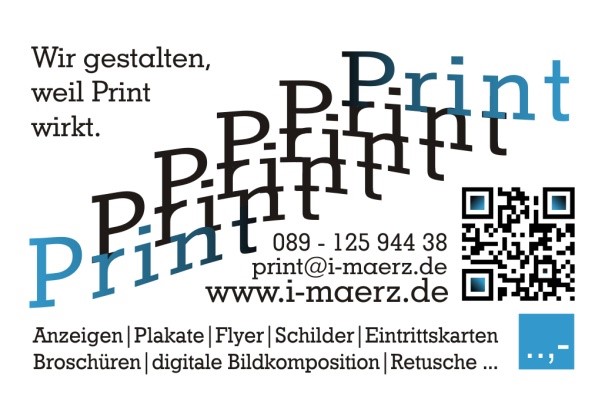 Wir gestalten, weil Print wirkt.