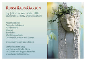 KunstRaumGarten Info 04. Juli 2021
