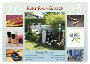 - *Veranstaltungsname*: KUNSTRAUMGARTEN - *Datum*: 06. Juli 2025 - *Uhrzeit*: von 11 bis 17 Uhr - *Ort*: Blumenstr. 11, 85764 Oberschleißheim - *Angebote*: Keramikobjekte, Goldschmiedekunst, Handweberei, Malerei, Sinnliches, Wohlfühlprodukte, Upcycling, Kalligraphie